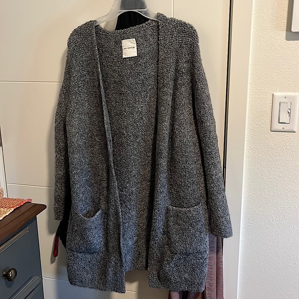 Avec Les Filles Alpaca Wool cardigan sweater